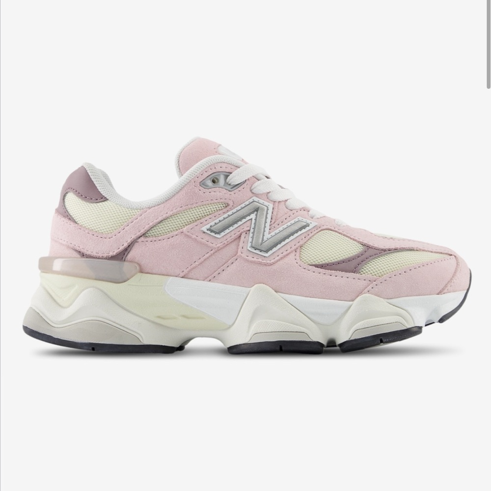 Like New Balance Kids Pink and Cream Sneakers